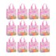 thumbnail image 2 of 12 Bolsas de regalo de Pascua con estampados de conejitos, bolsas de dulces reutilizables para golosinas. Rosa, 2 of 9