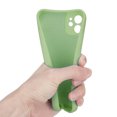 thumbnail image 5 of Funda de silicona suave de lujo a prueba de golpes para iPhone 12 Mini (verde), 5 of 5