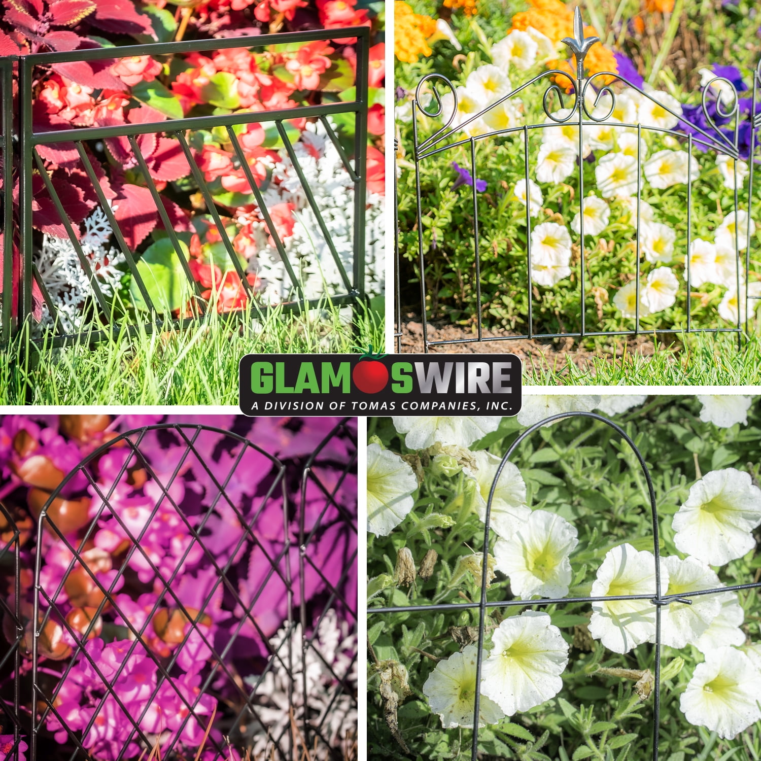 Glamos Wire 30 inch Heavy Duty Collapsible Peony Cage 2 Count