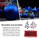 thumbnail image 5 of Bearachild 30 piezas de bolas de Navidad adornos inastillables decoraciones para árboles de Navidad juego de bolas colgantes para decoración de fiesta de Kits de decoración para fiestas Rojo Bearachild HA007626-03B, 5 of 6