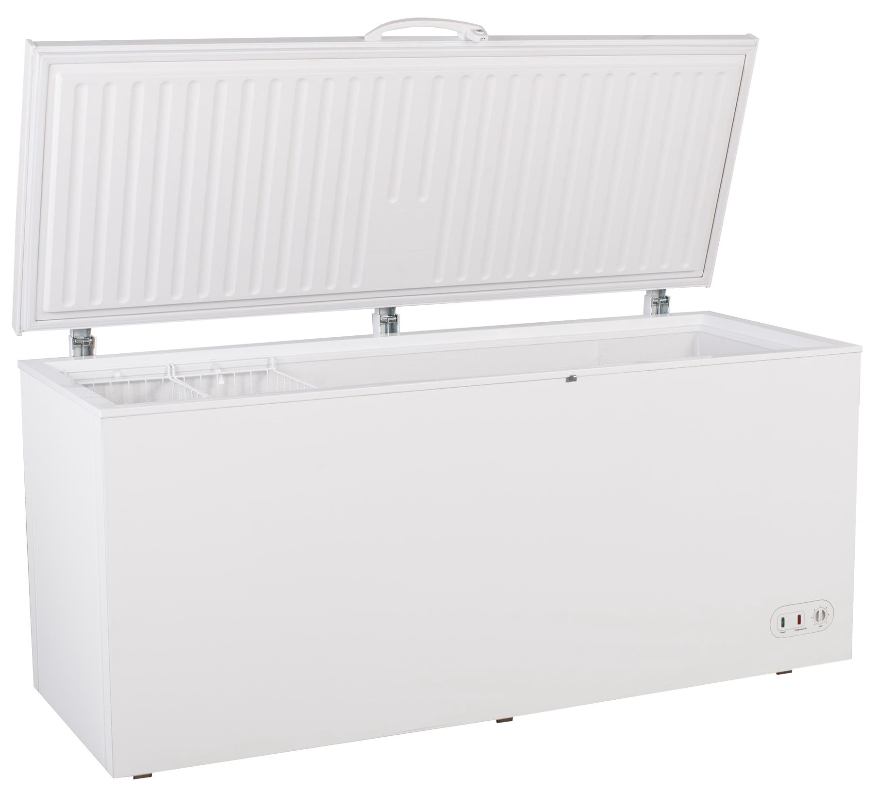 Maxx Cold Chest Freezer with Solid Top, 71.3"W, 19.4 cu. ft. Storage Capacity, Locking Lid, Garage Ready, in White (MXSH19.4SHC)