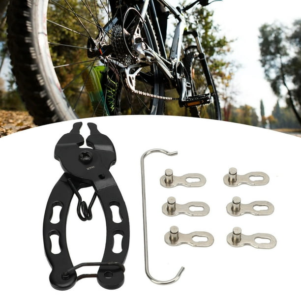 Alicates Para Eslabones De Cadena De Cierre Rápido Para Bicicleta, Herramienta Ergonómica Para Evitar Resbalones, Herramienta De Eslabón Rápido Con Accesorios Para Bicicletas