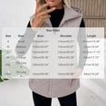 thumbnail image 3 of Cmfcve Plus Size Hooded Puffer Vest for Womens Full Zip Sleeveless Quilted Vest Winter Warm Outerwear Jackets with Zipper Pockets, 3 of 7