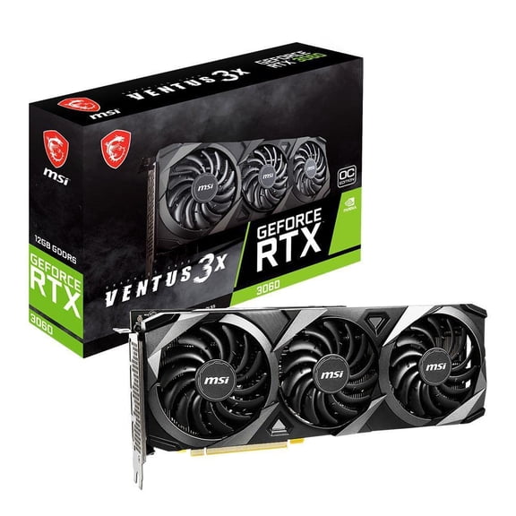 Tarjeta gráfica para juegos MSI GeForce RTX 3060 Ventus 3X 12G OC