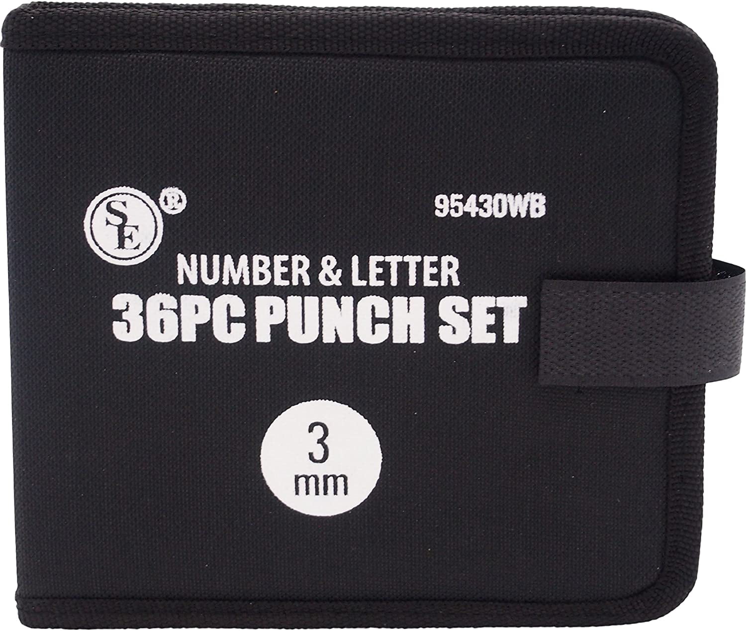 36pc 3/8" 10MM Letter Number Stamp Punch Set Hardened Steel Metal Wood Leather