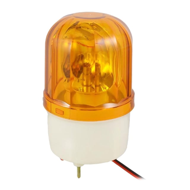 S SERENABLE LED Warning Light Rotating Beacon Emergency Warning Lighting 110db yellow