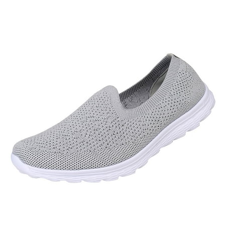 

Sneakers for Women Fashion Summer Women Sneakers Shoes Solid Color Casual Mesh Breathable Comfortable Lightweight Shallow Mouth Womens Sneakers Mesh Grey 38