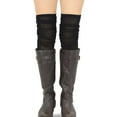 thumbnail image 3 of Teehee Women's Extra Long Fashion Thigh High Socks Over the Knee High Boot Socks, 3 of 6