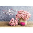 FWOVF Rustic Home Decor,Mother's Day Theme Wall Floor Photography