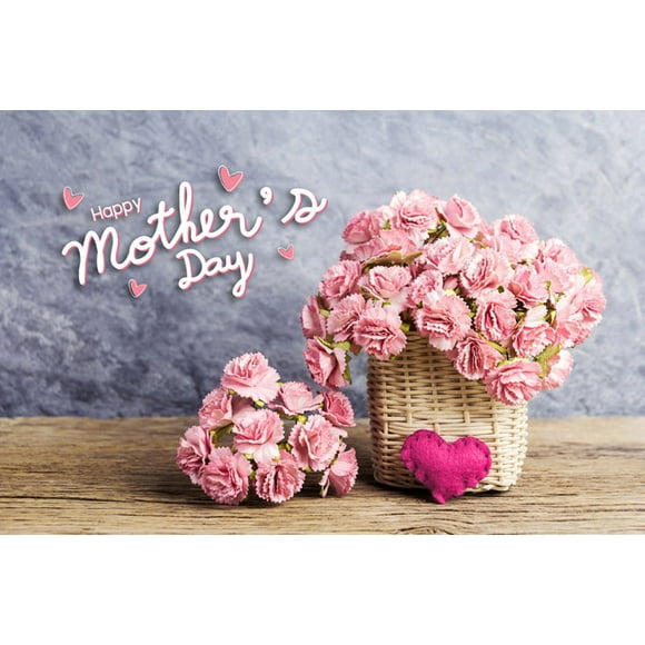 Mothers Day Backdrops for Photography Mothers Day Theme Wall Floor Photography Background 5X3Ft Photo Backdrops A Mothers Day Photo Backdrop