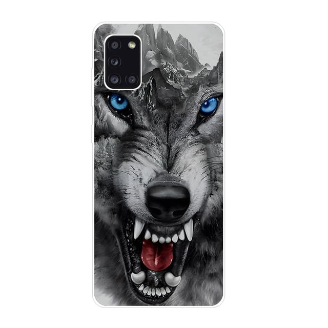 Bonita funda de teléfono de perro cachorro para Samsung Galaxy A21 A30 A50 A52 S A13 A22 A23 A32 A33 A53 A73 5G A12 A31 A51 A70 A71 A72 funda blanda qiuyongming unisex