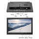 thumbnail image 3 of Monitor Hikity CCTV portátil de 10.1 pulgadas 1280x600 HDMI/VGA/AV, 3 of 8