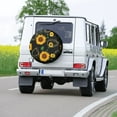 thumbnail image 7 of Kll Sunflowers Tire Cover,Universal Wheel Tire Cover For Trailer, Rv, Suv, Truck,Camper And Many Vehicle,(17 Inch), 7 of 7