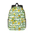 thumbnail image 1 of Lukts Lemon Pattern 15 Inch Student Backpack, Waterproof Laptop Backpack with Adjustable Shoulder Straps, Lightweight Travel, Campus Backpack, Unisex, 1 of 6