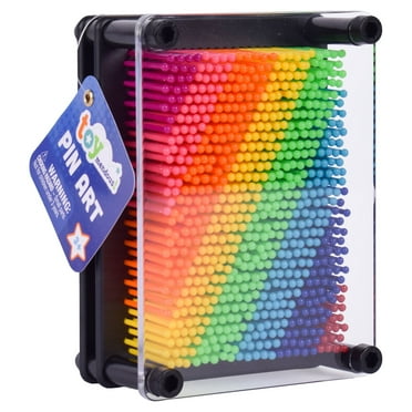 Toymendous Rainbow 3D Pin Art - Novelty & Gag Toys, Kids, Unisex Ages 3 