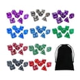 thumbnail image 1 of 70x Dados Poliédricos Acrílicos Con Bolsa De Almacenamiento Juguete De Entretenimiento Para D20 D6 Estilo B Sunnimix dados de juego, 1 of 8