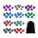 thumbnail image 1 of 70 Piezas de Dados Acrílicos con Juguetes de Almacenamiento Juegos de Mesa Juegos de Dados para D12 D8 D10 D6 D4 , Estilo B Baoblaze dados de juego, 1 of 8