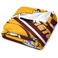 thumbnail image 3 of Blanket for Bed Fans Gifts Football City Winter Summer Fleece Flannel Throw Blankets, 50" x 60", 3 of 6