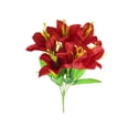 thumbnail image 2 of Blaxill Artificial Flowers, Lily Centerpieces, Wedding Decorations, Living Room Decor, 11.81in Multicolor Plastic, Home/Party, 2 of 6