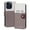 Gray, variant on Allytech Wallet Case for iPhone 15 Pro Max with Cute Cartoon Pattern, 3 Card Slots + 1 Cash Slot + Wrist Strap, Premium PU Leather Stand Magnetic Clasp Shockproof Protective Case, Khaki