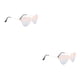 thumbnail image 4 of Jumpingount Gafas de sol de corazón únicas portátiles a prueba de viento gafas en forma de corazón gafas de seguridad accesorios de Festival Rojo azul 2Conjunto, 4 of 6