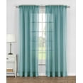 thumbnail image 4 of Sheer Voile Rod Pocket Window Curtains - Assorted Colors & Sizes, 4 of 15