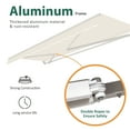 thumbnail image 6 of Macrout Patio Awning 10x8 Feet Sunshade Canopy for Manual Retractable Awnings, 4627 (Beige), 6 of 9