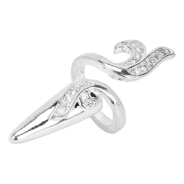 Anillo para uñas, anillos para uñas para mujer, encantador anillo para uñas, decoración artística, anillos para uñas para mujer, diseño elevado