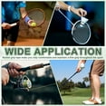 thumbnail image 6 of Tennis Racket Grip Tape, PU Racquet Overgrip with Damping Ridges Anti-Slip Absorbent Handle Grip for Badminton Pickleball Fishing Rod Gradient Purple, 6 of 6