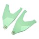 thumbnail image 4 of 2 uds brazo de suspensión inferior delantero enlace de varilla de tracción mecanizado CNC piezas de mejora de reequipamiento RC para coche TRAXXAS UDR 1/7 RC verde, 4 of 8