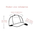thumbnail image 2 of Gorra de béisbol unisex de poliéster de ala plana con estampado de calavera de chef, 2 of 2