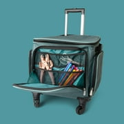 We R Crafters 360 Degree Rolling Craft Storage Bag-Mint