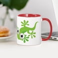 thumbnail image 3 of CafePress - Cartoon Gecko Mug - 11 oz Ceramic Mug - Novelty Coffee Tea Cup, 3 of 4