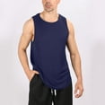 thumbnail image 2 of Afdoent Mens Casual Tank Tops Male Summer Breathable Thin Strap Solid Color Sports Loose Vest Streetwear, 2 of 4