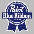 thumbnail image 2 of Women's Pabst Beer Blue Ribbon Logo  Graphic Tee Athletic Heather Large, 2 of 4