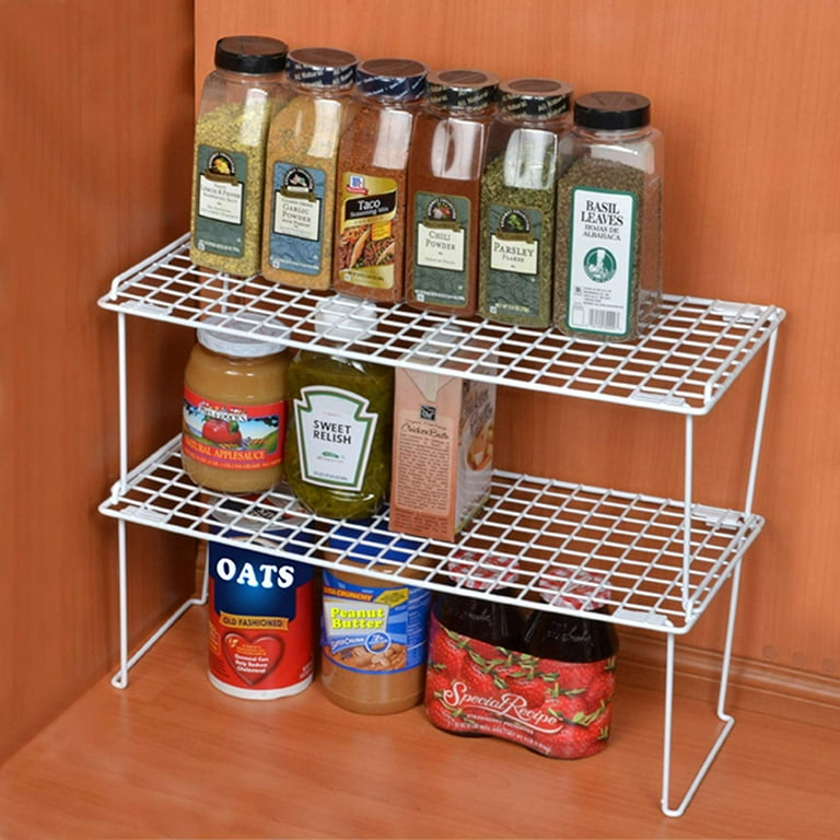 Modern Metal Mesh Small Stackable Storage Shelves Rack Shelf Bookcase Shelf  with 3-Tier for Livingroom Kitchen - China Metal Wall Shelf and Metal Rack  price