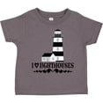 thumbnail image 3 of Inktastic I Love Lighthouses Girls Toddler T-Shirt, 3 of 5