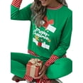 thumbnail image 4 of LilyLLL Christmas Sleepwear Women's Plus Size Long Sleeve Top Pants 2-Piece Pajama Set, 4 of 4