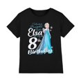 thumbnail image 1 of Frozen Boys/Girls Bright Like Elsa 8th Birthday T-Shirt, 1 of 3
