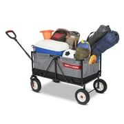 Radio Flyer, Beast EZ Fold Maximum Capacity Heavy-Duty Kid & Cargo, Gray Collapsible Utility Wagon