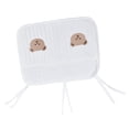 thumbnail image 3 of Crib Organizer Hanging, Lightweight Portable Nursery Storage Simple Practical Long Lasting Safe Comfortable Soft Cotton  for Furniture for Strollers for Wall Bear Large,Olive Large, 3 of 7