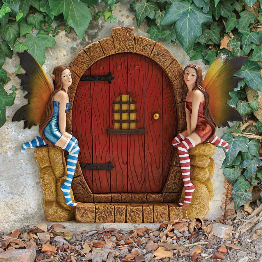 Design Toscano The Enchanted Portal Fairy Door Wall Sculpture