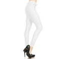 thumbnail image 2 of Women's Stretchy Comfy Pockets Solid Skinny Jeggings Jean Pants S-3XL, 2 of 4