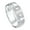 White-2 Stone, variant on Wedding Rings For Men 3ct 925 Sterling Silver Wedding Band For Men 5A Cz Men Rings Round Princess Size 9