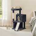 thumbnail image 5 of Yaheetech 36.2'' H Cat Tree Tower with Double Condos, Scratching Post, Dark Gray, 5 of 10