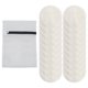 thumbnail image 1 of Almohadillas desmaquillantes reutilizables, rondas ecológicas de algodón y bambú para tónico y exfoliantes, incluye bolsa lavable para lavandería y almacenamiento, 10 unidades, 1 of 5