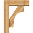thumbnail image 3 of Ekena Millwork 8"W x 28"D x 36"H Westlake Block Rough Sawn Bracket w/ Offset Brace, Western Red Cedar, 3 of 25
