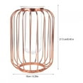 thumbnail image 4 of Vase de Table en Forme de Lanterne, Support de Plante en Fer Forgé, Vase en Verre pour Terrarium, Intérieur pour Bureau pour Décoration Intérieure Extérieure, 4 of 8