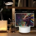 thumbnail image 6 of Fotbe Rainbow Scales Fantasy Dragon Pattern Acrylic Night Light Gift with 3 Color ModesTouch-Sensitive LED Lamp Perfect Gift for Mother's Day, Birthday, or Christmas, 6 of 9