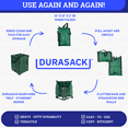 thumbnail image 3 of DURASACK® Home and Yard Bag, Heavy Duty, 20"L x 20"W x 28"H, Multicolor, 3-Pack, 3 of 10